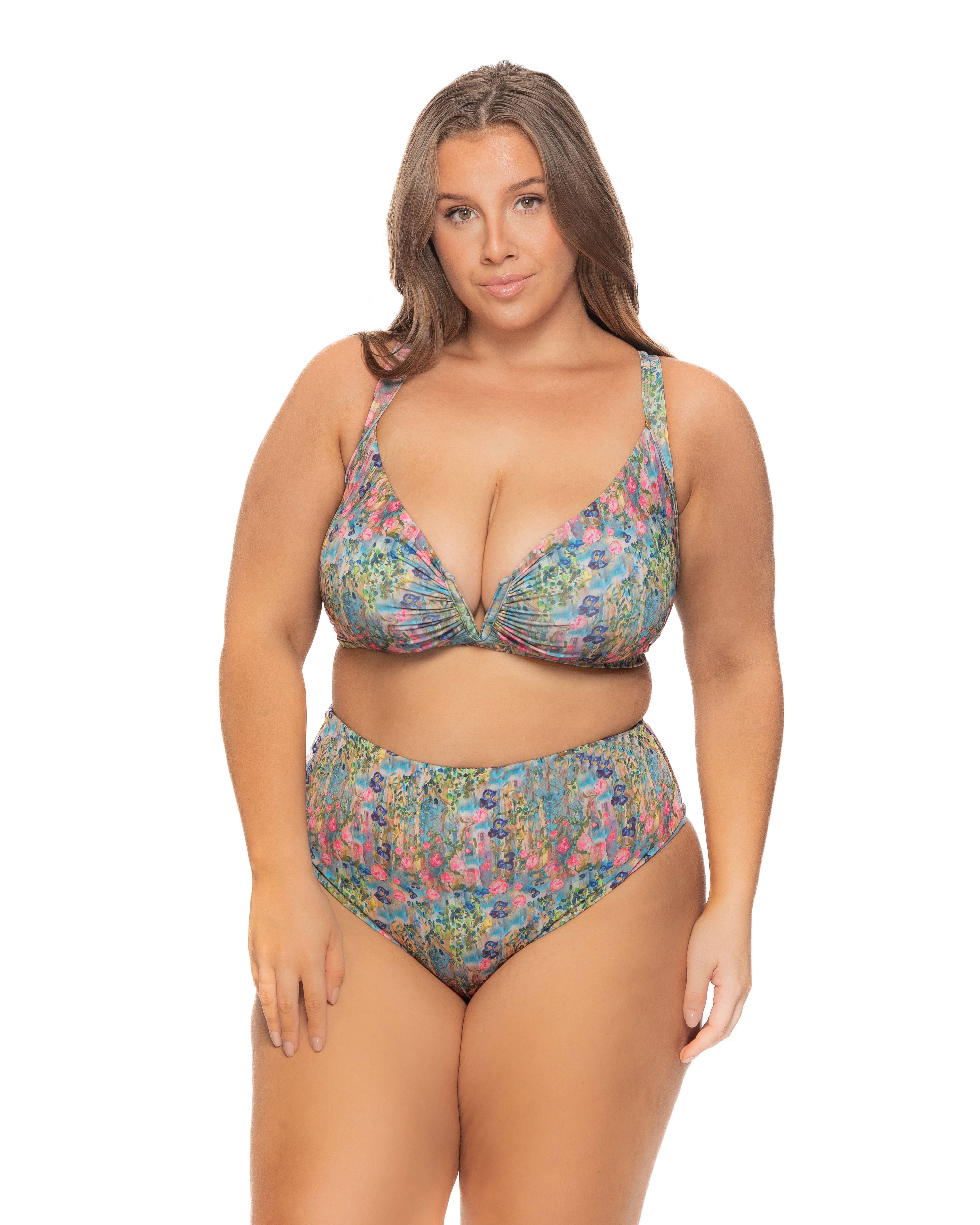 Madison bikini set botanic - Lybethras Swimwear