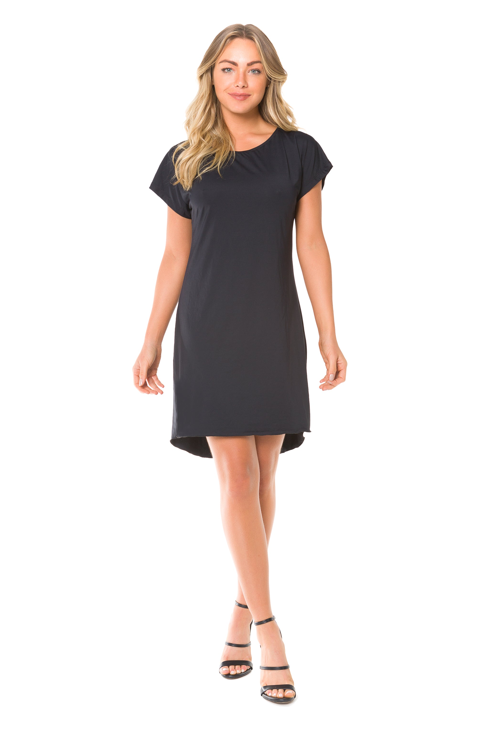 Black Celine Dress - Lybethras Swimwear